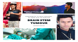 BRAIN STEM TUMOUR: To Help a Youth of My Age to Survive This Battle (For Ashlesh)